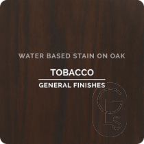 General Finishes Wood Stain - Tobacco Applied Over Oak