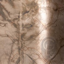 Coloured Loose Silver Leaf - Marbled Silver Blush