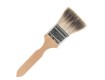 Flat Badger Hair Brush Thin