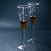 Edible Silver Flake Around the Rim of Glasses