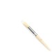 White Bristle Stencil Brush - 1/2"