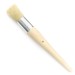 White Bristle Stencil Brush - 1"