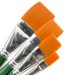 One Stroke Synthetic Med. Hair Ferrule