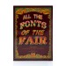 All The Fonts of the Fair by Joby Carter