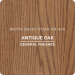 General Finishes Wood Stain - Antique Oak - Sample over Oak