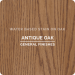 General Finishes Wood Stain - Antique Oak Applied Over Oak
