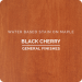 General Finishes Wood Stain - Black Cherry Applied Over Maple