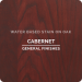 General Finishes Wood Stain - Cabernet Applied Over Oak