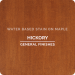 General Finishes Wood Stain - Hickory Applied Over Hickory