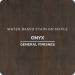 General Finishes Wood Stain - Onyx Applied Over Maple