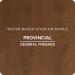 General Finishes Wood Stain - Provincial Applied Over Maple