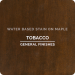 General Finishes Wood Stain - Tobacco Applied on Maple
