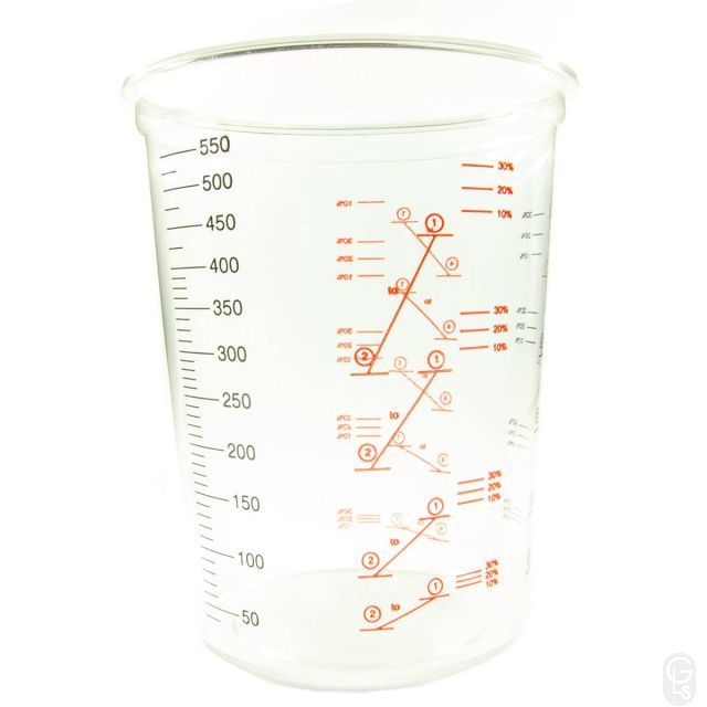 Clear Mixing Measuring Cup 500cc