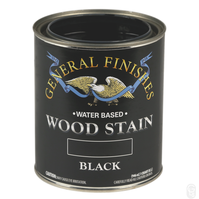 General Finishes Wood Stain - Black - 473ml