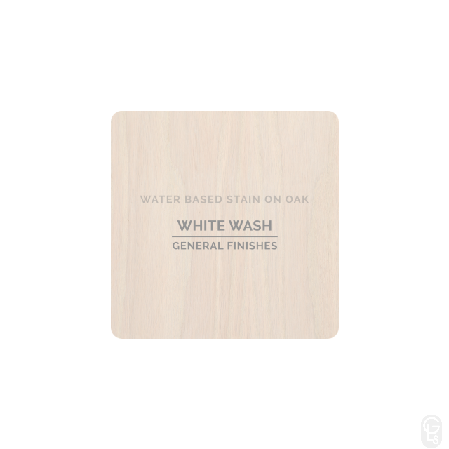 General Finishes Wood Stain - Whitewash Applied Over Oak