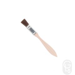 Brown Ox Hair Flat Size Brush 12mm