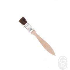Brown Ox Hair Flat Size Brush 18mm