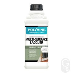 Polyvine Multi Surface Lacquer - Dead Flat  - 1L