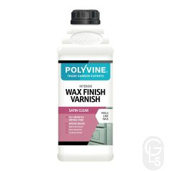 Polyvine Acrylic Wax Finish Varnish - Satin - 1L