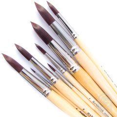 Round Fitches - Synthetic Hair