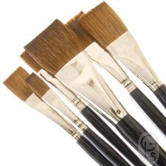 One Stroke Red Sable Med. Hair Ferrule