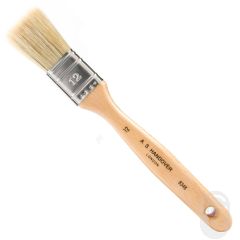 Flat, Thick Varnish Brush - Lily Bristle - Size 12 (1&#039;&#039;)