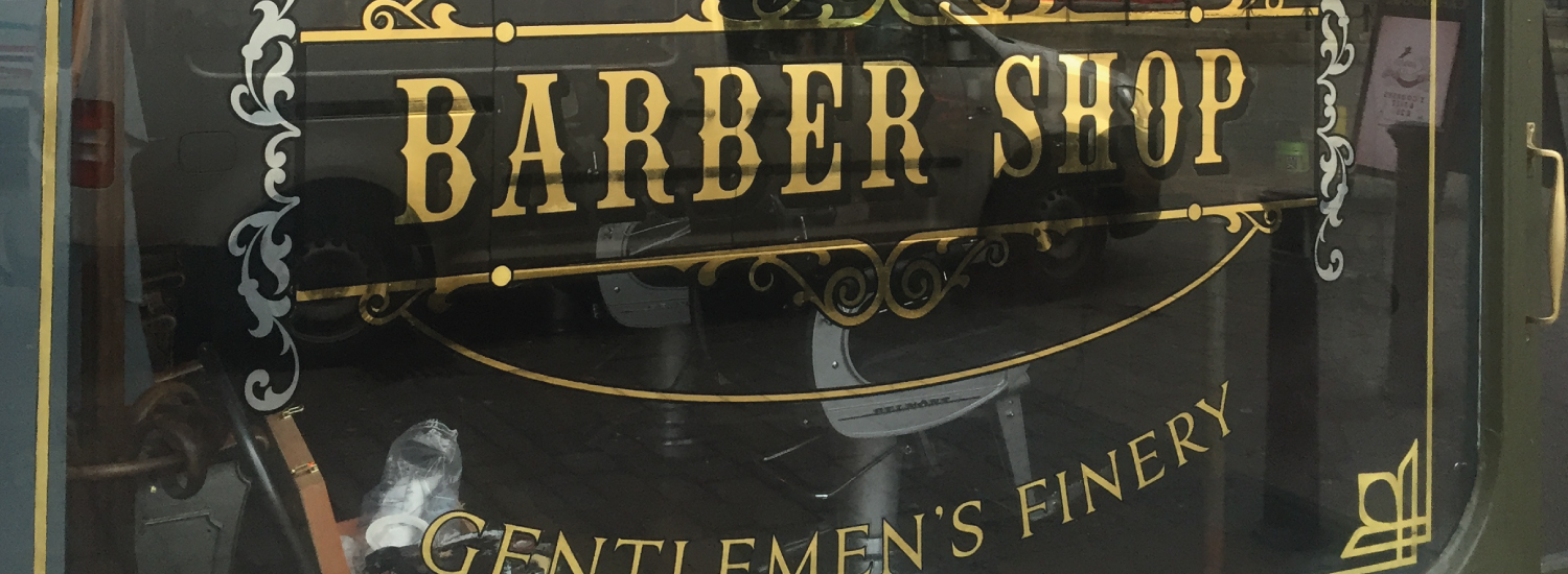 Barber Shop Signwriting