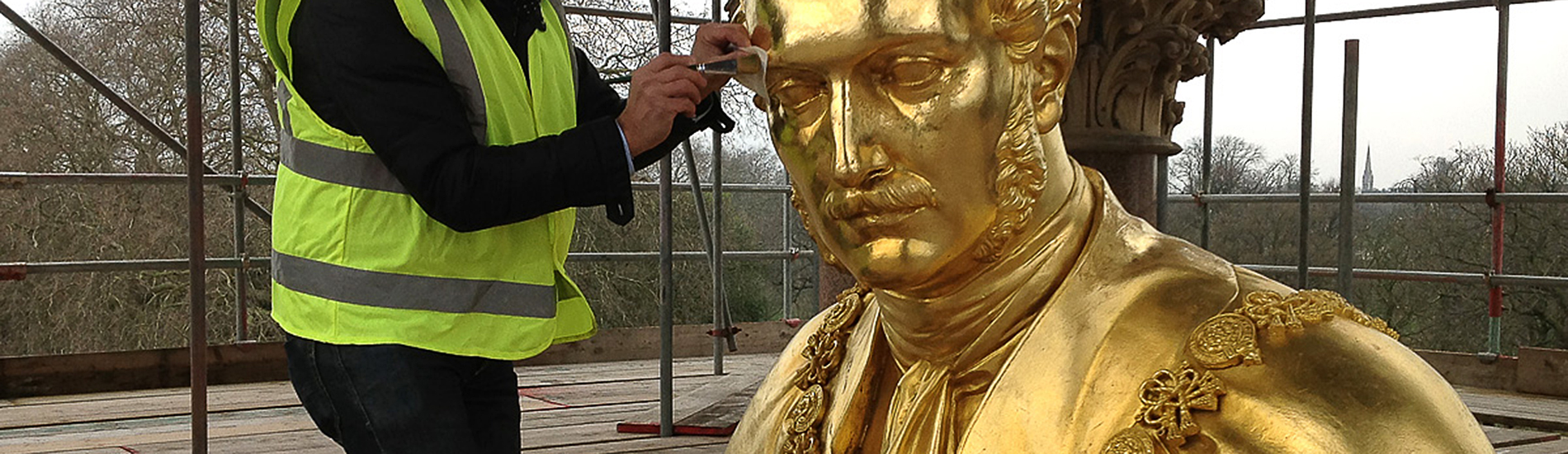 Gold Leaf gilded Albert memorial